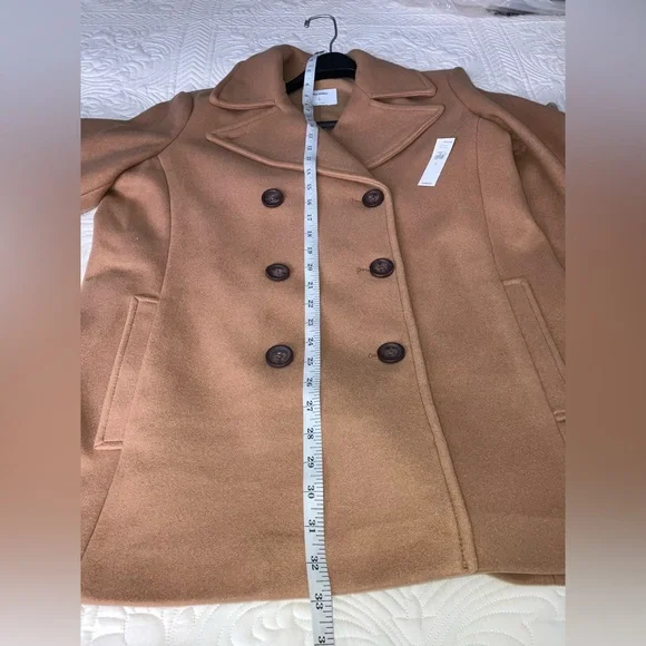 Women's Classic Camel Peacoat NWT - Picture 10 of 14